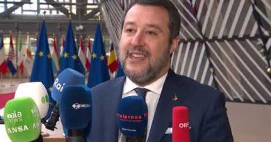 DICHIARAZIONI DI MATTEO SALVINI A BRUXELLES DOPO IL CONSIGLIO DEI MINISTRI DEI TRASPORTI DELL’UE