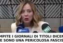 GIORGIA MELONI SUL 25 APRILE: “GLI ESTREMISTI IN ITALIA STANNO DA UN ALTRA PARTE”