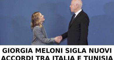 GIORGIA MELONI FIRMA NUOVI ACCORDI TRA ITALIA E TUNISIA