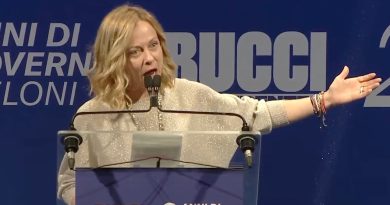 GIORGIA MELONI: “LA SINISTRA PENSAVA CHE DURASSIMO 6 MESI, POI SI SONO SVEGLIATI TUTTI SUDATI”