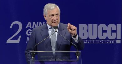 TAJANI INTERVIENE ALLA CHIUSURA DELLA CAMPAGNA ELETTORALE IN LIGURIA